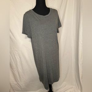 Grey T-shirt dress